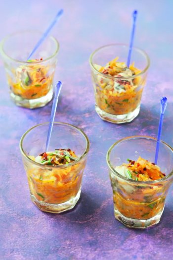 Shooters d'huîtres pour l'apéro