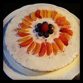 Gâteau à l'orange léger