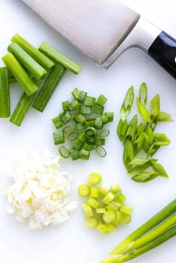 Comment Couper les Oignons Verts