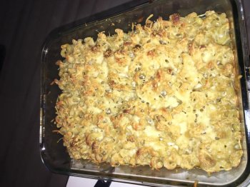 Gratin de pâtes au boursin