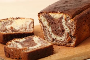 Marbré au yaourt chocolat noisette