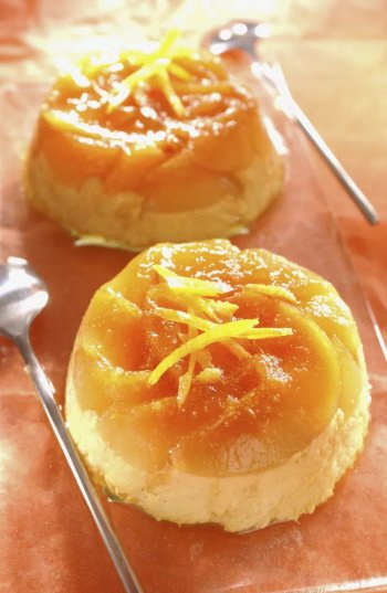 Entremets aux poires caramélisées