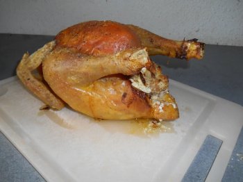 Poulet au four au fromage ail et fines herbes