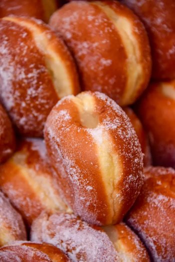 Beignets fourrés rhum nutella