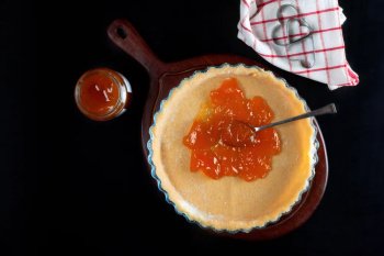 Tarte coco et abricot