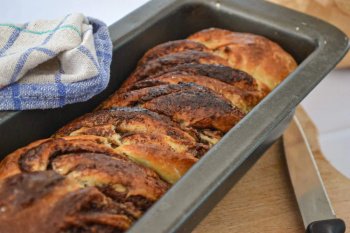 Brioche babka à la pâte à tartiner
