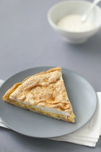 Tarte meringuée aux pommes et aux poires