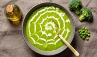 Velouté vert épinards-brocoli