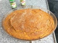 Gratin de potiron, brandade de morue et surimi