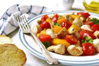Fricassée de dinde aux tomates et poivrons au Cooking Chef