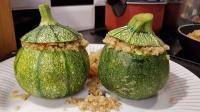 Courgettes rondes farcies au quinoa