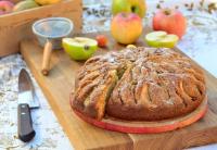 Gâteau aux pommes sans sucre sans édulcorant