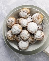 Beignets aux pommes et au rhum
