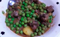 Ragoût d'agneau aux petit pois