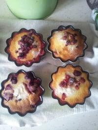 Gâteau de semoule à la framboise