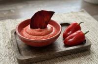 Verrines express de poivron rouge et coppa