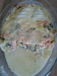 Tartiflette saumon poireau