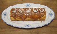 Bûche au caramel au beurre salé
