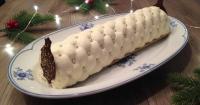 Bûche capitonnée de Noël