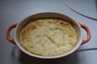 Soufflé au chou-fleur et gorgonzola