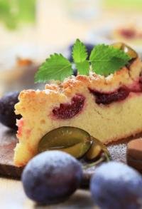 Tarte aux prunes façon crumble