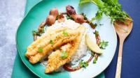 Tempura de filets de sole sauce tamarin