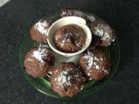 Coulant au chocolat au coeur de framboise