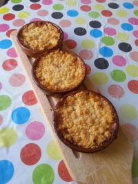 Crumble salé tomato-chèvre
