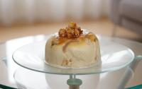Vacherin Dolce de Leche aux noix de Macadamia caramélisées