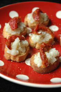 Crostini au chou fleur