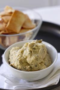 Caviar d'artichauts au basilic au cooking chef