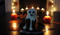 Gâteau d'Halloween au chocolat et marshmallow