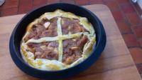Tarte sablée aux pommes et pain d'épices