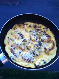 Omelette aux calamars