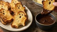 Petits Fantômes Briochés, Chocolat Fondu à Tremper