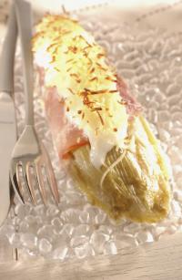 ENDIVES AU JAMBON ALLEGEES