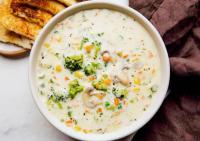 Potage de légumes à la crème