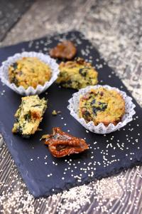 Muffin quinoa épinard tomates séchées