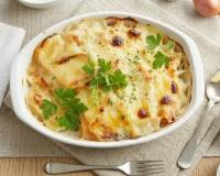 Tartiflette au reblochon et saumon fumé