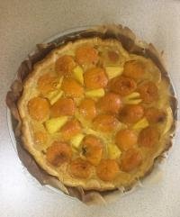 Tarte à l'abricot et ananas