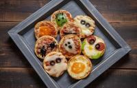 Mini pizza Halloween