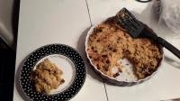 crumble pomme noix de coco chocolat