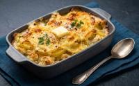 Gratin de pommes de terre, chou-fleur et Reblochon