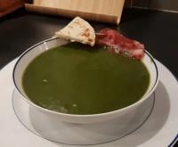 Soupe aux épinards et patate douce