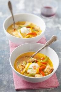 Soupe aux trois poivrons