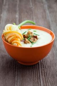 Soupe de courgette à la moutarde