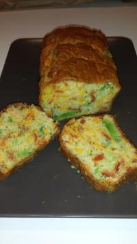 Cake brocoli chorizo