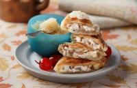 Feuilletés de poires au nougat