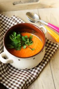 Velouté de carottes onctueux