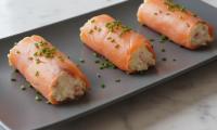 Cannelloni de saumon fumé à la ricotta et aux poivrons rouges
